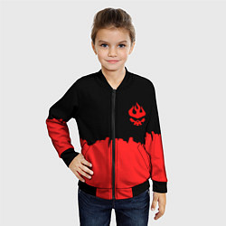 Бомбер детский Гуррен-Лаганн абстракция, цвет: 3D-черный — фото 2
