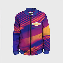 Детский бомбер Chevrolet текстура