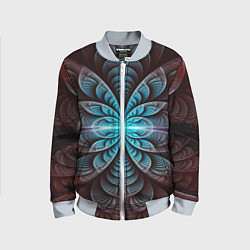 Детский бомбер Оптический узор психоделика