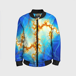 Детский бомбер Абстрактные молнии узоры