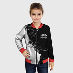 Бомбер детский Arctic Monkeys - лого, цвет: 3D-красный — фото 2