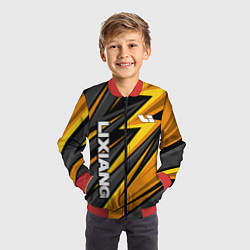 Бомбер детский Lixiang- gold edition, цвет: 3D-красный — фото 2