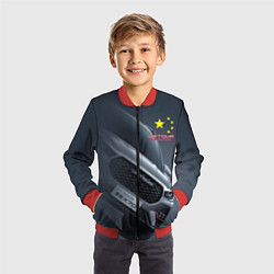 Бомбер детский Jetour, цвет: 3D-красный — фото 2