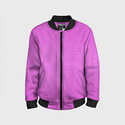 Бомбер детский Текстура розовой кожи, цвет: 3D-черный