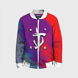 Детский бомбер Doom неоновые краски