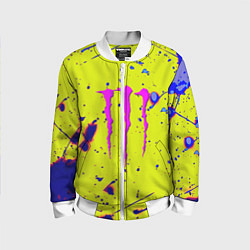 Детский бомбер Monster energy краски