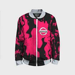 Детский бомбер Nissan fire pink