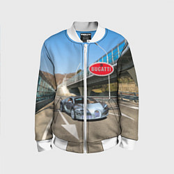 Детский бомбер Бугатти на трассе