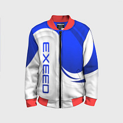 Бомбер детский Exeed - синий и белый, цвет: 3D-красный