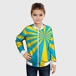 Бомбер детский Военно-воздушные силы, цвет: 3D-белый — фото 2