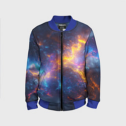 Детский бомбер Космическая текстура фон