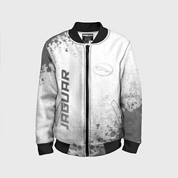 Бомбер детский Jaguar - white gradient вертикально, цвет: 3D-черный