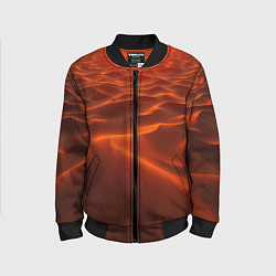 Бомбер детский Красная жара, цвет: 3D-черный