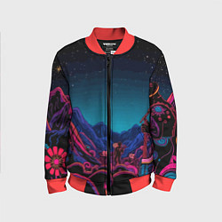 Детский бомбер Psychedelic music art