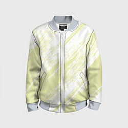 Бомбер детский The color is white and yellow, цвет: 3D-серый