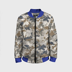 Детский бомбер Светлый камуфляж