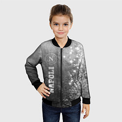 Бомбер детский Napoli - grey gradient по-вертикали, цвет: 3D-черный — фото 2