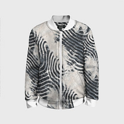 Детский бомбер Текстура гранж - абстрактные линии