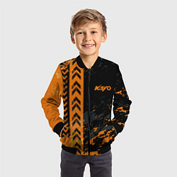 Бомбер детский Kayo, цвет: 3D-черный — фото 2