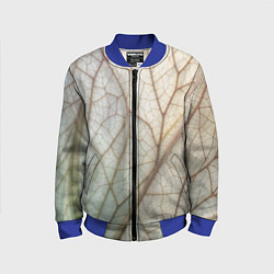 Детский бомбер Прожилки листика