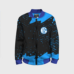 Детский бомбер Schalke 04 fc blue color