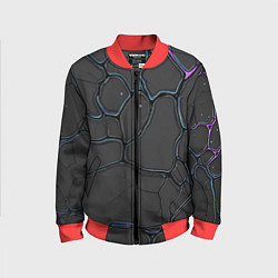Детский бомбер Плита хай-тек текстура