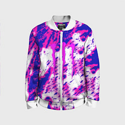 Детский бомбер Monster energy краски гранж