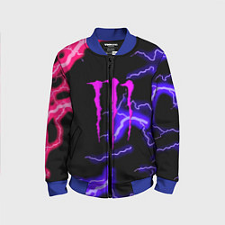 Детский бомбер Monster energy неоновый шторм