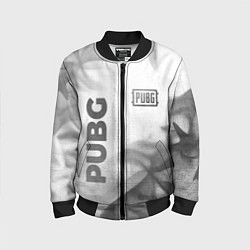 Бомбер детский PUBG - white gradient вертикально, цвет: 3D-черный
