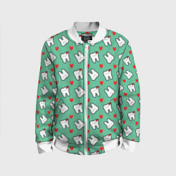 Детский бомбер Довольные зубы