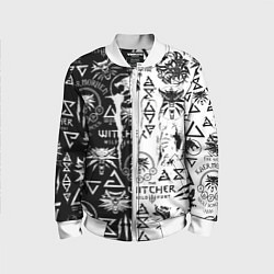 Бомбер детский Monster energy логотипы игр, цвет: 3D-белый