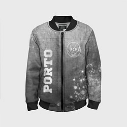 Бомбер детский Porto - grey gradient вертикально, цвет: 3D-черный
