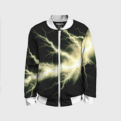 Детский бомбер Lightning yellow