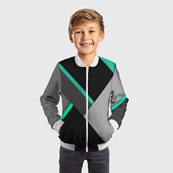 Бомбер детский Multicoloured, цвет: 3D-белый — фото 2