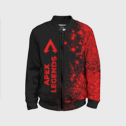 Детский бомбер Apex Legends - red gradient по-вертикали