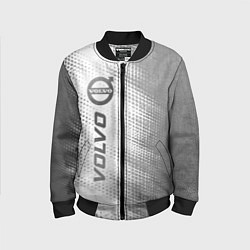 Детский бомбер Volvo - white gradient по-вертикали