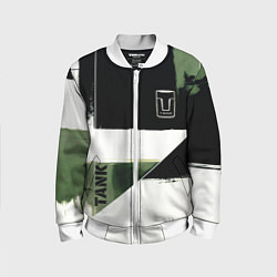 Детский бомбер Tank логотип машины