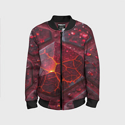 Детский бомбер Горящие рубины