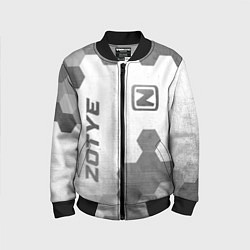 Детский бомбер Zotye - white gradient вертикально