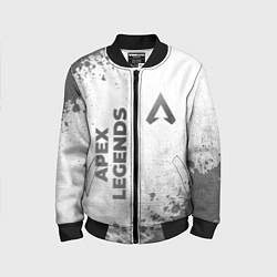 Детский бомбер Apex Legends - white gradient вертикально