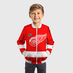 Бомбер детский Detroit Red Wings hockey, цвет: 3D-белый — фото 2