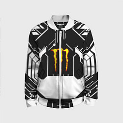Детский бомбер Monster energy geometry