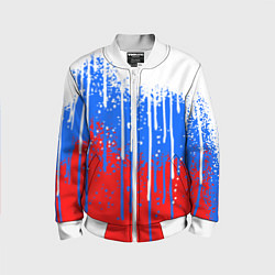 Детский бомбер Патриот - флаг