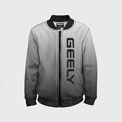 Бомбер детский Geely серый текстурный, цвет: 3D-черный