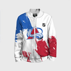 Детский бомбер Колорадо Эвеланш - брызги красок