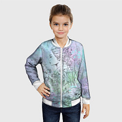 Бомбер детский Скетч японские дорамы, цвет: 3D-белый — фото 2