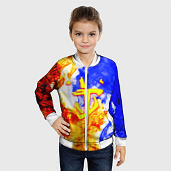 Бомбер детский Doom битва огня, цвет: 3D-белый — фото 2