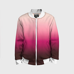 Детский бомбер Градиент transcendent pink омбре