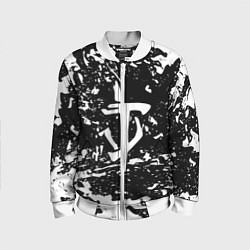 Детский бомбер Doom краски белые штрихи