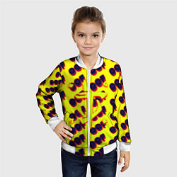 Бомбер детский Doom off, цвет: 3D-белый — фото 2